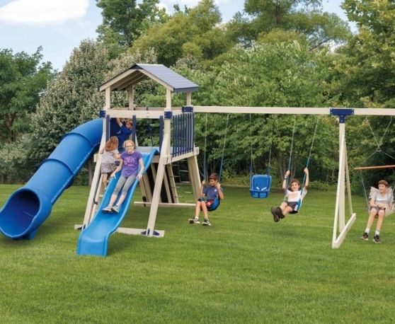 fun outdoor playset for a 6 year old